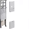 Panneau compteur complet Hager univers Z ZH3EL27T, BKE-I, 1050mm, 1 champ, 3 PLE, 63A, précâblé