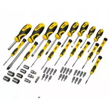 Jeu de tournevis STANLEY 49 pièces avec sac de rangement