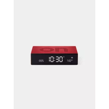 Lexon Flip Premium réveil double face rouge LR152R