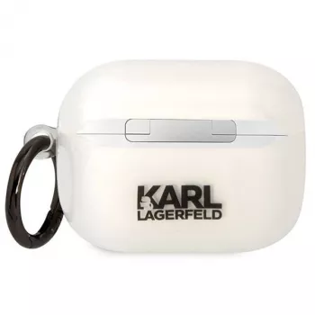 Karl Lagerfeld KLAPHNCHTCT Coque transparente Ikonik Choupette pour AirPods Pro