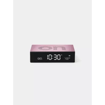 Réveil numérique Flip Premium Lexon rose clair LR152LP