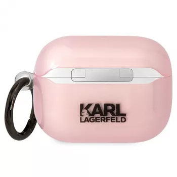 Karl Lagerfeld KLAPHNCHTCP Coque rose Ikonik Choupette pour AirPods Pro