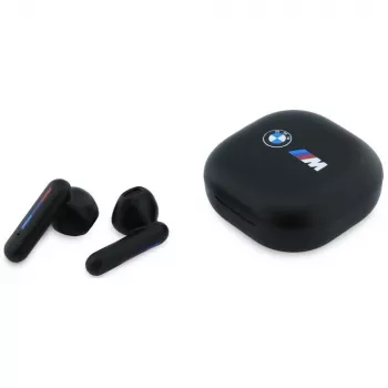 BMW Écouteurs Bluetooth TWS avec ENC et logo imprimé - noirs