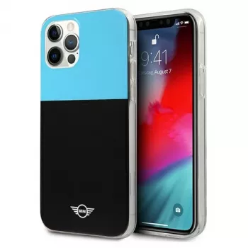 Coque rigide MINI MORRIS Color Block pour iPhone 12/12 Pro 6,1 inch - bleue