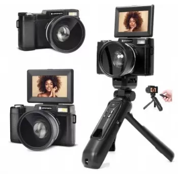 AgfaPhoto VLG-4K kit vlog avec caméra 4K 24 MP et télécommande