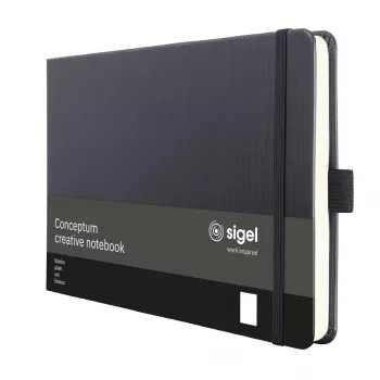 Carnet SIGEL CO201 A5 vierge noir 66 feuilles