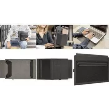 Housse d'ordinateur portable SIGEL BA510 jusqu'à 14 inch avec fonction support, polyuréthane
