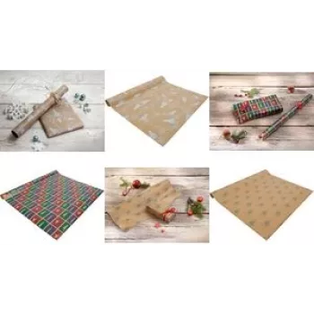 Rouleau de papier cadeau SIGEL GP120 – design ours polaire, 5 m x 70 cm, multicolore, 80 g/m²