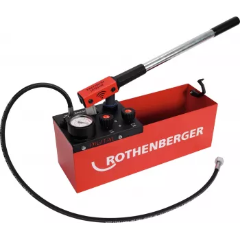 Pompe d'épreuve numérique Rothenberger RP 50 réservoir 12L 60 bar