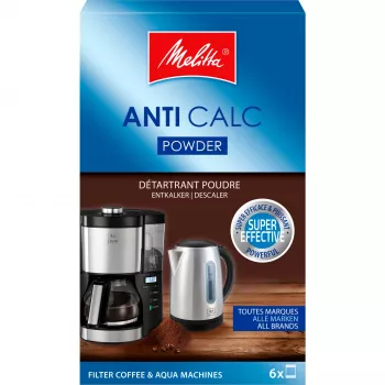 MELITTA Anti Calc Solution de détartrage pour machines à café – 250 ml détartrant liquide, compatibilité universelle, formule à l'acide citrique, jusqu'à 2 utilisations