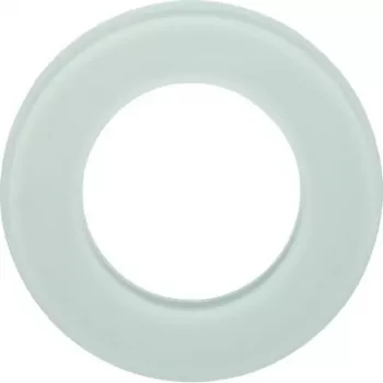 Hager WTD7180GWG Cadre en verre 1 poste, série Glas, blanc polaire