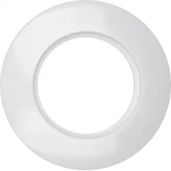 Hager WTD3100WG Cadre de finition 1 poste, série 1930, blanc polaire brillant