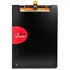 Exacompta Exaboard porte-bloc A4 noir polypropylène avec pince métallique et œillet de suspension