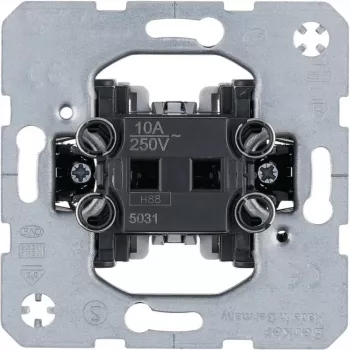 Hager WDE5031 mécanisme de bouton poussoir 1 pôle normalement ouvert encastré 10 A 250 V AC
