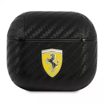 Ferrari FESA3CABK AirPods 3 Cover On Track PU Carbon Black