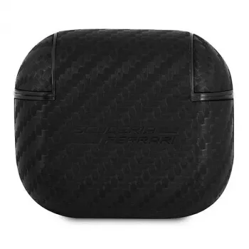 Ferrari FESA3CABK AirPods 3 Cover On Track PU Carbon Black