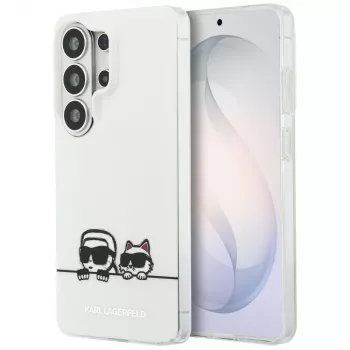 Coque MagSafe IML Peekaboo Karl & Choupette Karl Lagerfeld pour Samsung Galaxy S26 Ultra - transparente