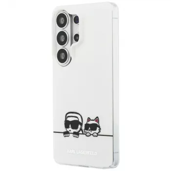 Coque MagSafe IML Peekaboo Karl & Choupette Karl Lagerfeld pour Samsung Galaxy S26 Ultra - transparente