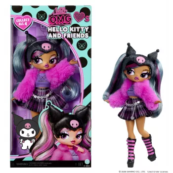 MGA L.O.L. Surprise O.M.G. Hello Kitty & Friends - poupée mannequin Kuromi