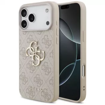 GUESS coque 4G Big Logo pour Apple iPhone 17 Pro Max / 18 Pro Max - rose