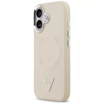 GUESS coque MagSafe Triangle Logo pour iPhone 17 – beige