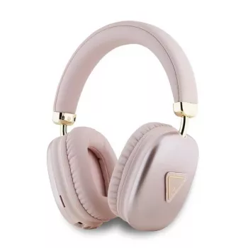 Casque Bluetooth GUESS Metallic Triangle Logo On-Ear V5.3 Rose