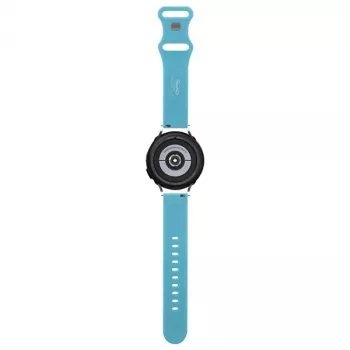 Bracelet universel Hello Kitty en silicone HKUWMSCHBLB, Kitty Head, bleu, 20 mm