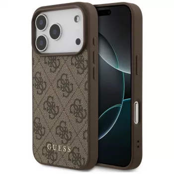 Coque GUESS 4G Classic pour iPhone 18 Pro / 17 Pro - Marron