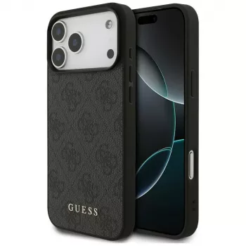 Coque de protection GUESS 4G Classic pour iPhone 18 Pro Max / 17 Pro Max - Noir
