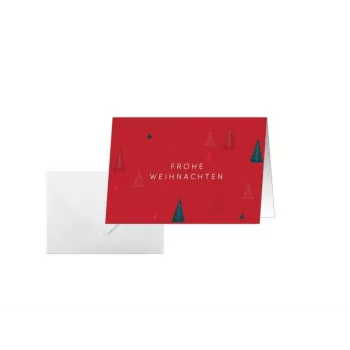 Cartes de Noël SIGEL DS636 Ruby Pines DIN A6, lot de 25 avec enveloppes