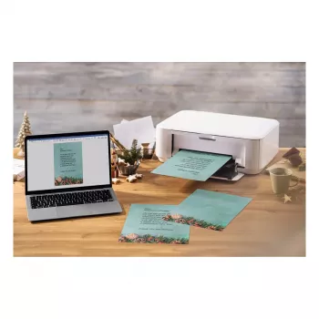 Papier à lettres de Noël SIGEL DP642, motif de Noël vert, A4, 90 g/m2, 100 feuilles