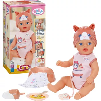 Poupée corps souple ZAPF CREATION Zapf Baby born Lena Cat 36 cm