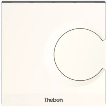 Thermostat d'ambiance électronique en saillie THEBEN RAMSES 703 S, blanc