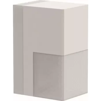 Détecteur de mouvement PIR 180° BEG Aleum Glow WB blanc, montage mural, IP54, portée 12 m