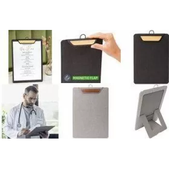 Porte-menu à pince SIGEL KB223 A4 gris clair et marron