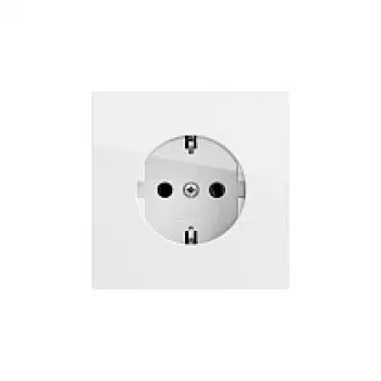 Prise SCHUKO Gira 446670, encastrée, blanc pur brillant, 16 A, 250 V, System 55