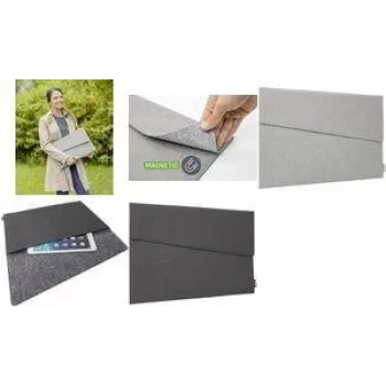 Housse pour ordinateur portable et tablette SIGEL BA503 jusqu'à 15,6 pouces, gris, PET recyclé