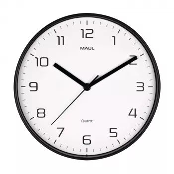Horloge murale MAULdrip 25 cm à quartz noire
