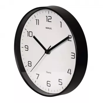 Horloge murale MAULdrip 25 cm à quartz noire