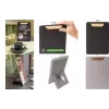 Porte-menu à pince SIGEL KB224 gris clair brun A4 PU MDF