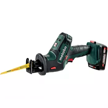 Scie sabre sans fil Metabo SSE 18 LTX Compact (2x 2,0 Ah Li-Ion, metaBOX 145 L)