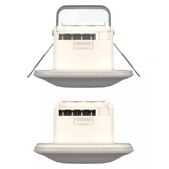 Détecteur de présence infrarouge passif THEBEN theLuxa 103 S360-100-12 DE-UP WH pour plafond, encastré, blanc