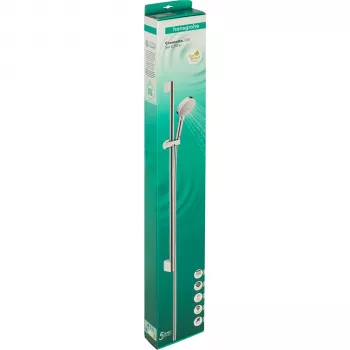 Hansgrohe Crometta Vario EcoSmart ensemble de douche, 90 cm, blanc/chrome