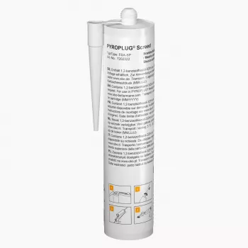 Mastic coupe-feu OBO BETTERMANN FBA-SP 310 ml cartouche marron