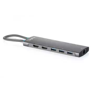 Station d'accueil USB-C DIGITUS, 11 ports, triple affichage, 100W PD