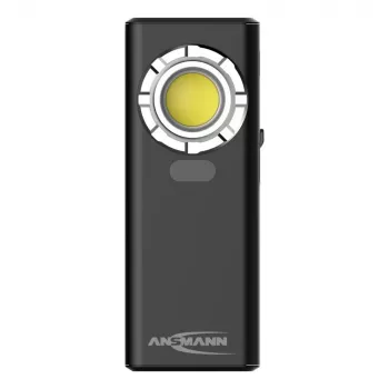 Lampe d'atelier rechargeable ANSMANN WL1200R, 1200 lm COB LED, 6500K, Li-Ion 4000 mAh, USB-C, Power Bank, IP54, base magnétique, crochets