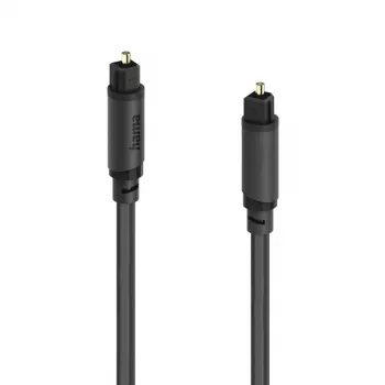 Câble audio numérique optique Toslink 1,5 m noir