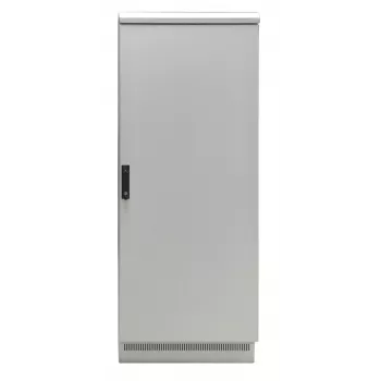 EFB ELEKTRONIK armoire réseau 19 pouces 42U 800x1000 IP55 avec socle préassemblé RAL7035