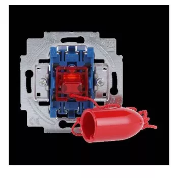 Mécanisme interrupteur à tirette ABB Busch-Jaeger 1 pôle contact à fermeture 10A 250V encastré