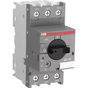 Disjoncteur moteur ABB MS132-25, 3 pôles, 25A, thermique-magnétique